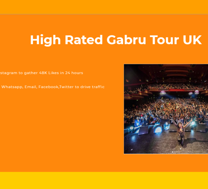 High Rated Gabru Tour UK
